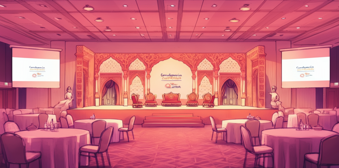 Professional MICE event planning in India by Qwinzi Experiences, featuring seamless logistics, VIP services, and curated cultural experiences for global corporates.